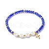 Glass Beads Stretch Bracelets Sets BJEW-JB06575-05-4