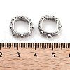 Brass Micro Pave Green Cubic Zircon Spacer Beads KK-P271-21P-3