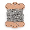 Tarnish Resistant 304 Stainless Steel Side Twist/Curb Chains CHS-L017-05P-2