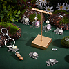  DIY Blank Dome Elephant Pendant Making Kit DIY-PH0013-41-5