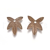 Autumn Theme Brass Filigree Pendants KK-G368-06AB-1