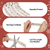  5 Rolls 5 Styles Single Face Printed Cotton Ribbons SRIB-TA0001-06-3
