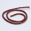 Natural Red Jasper Beads Strands G-P354-05-4x2mm-2