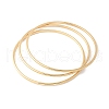 3Pcs 304 Stainless Steel Plain Bangles Set for Women BJEW-A030-01G-2