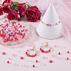 SOFPLATE 1650Pcs Valentine's Day Transparent Acrylic Beads SACR-SP0001-11-4