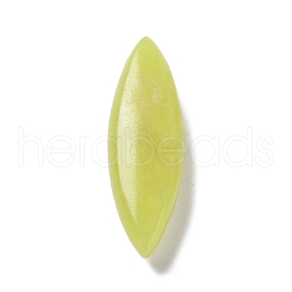 Natural Yellow Jade House Eye Beads X-G-K346-01C-1