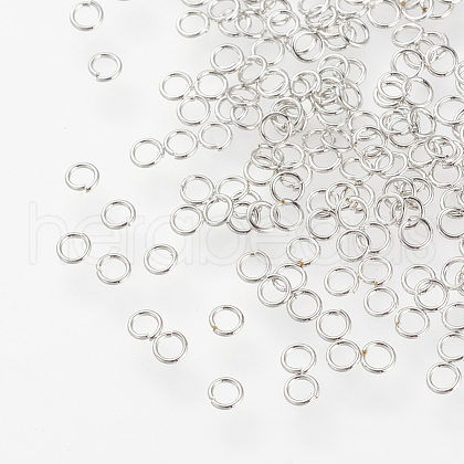 304 Stainless Steel Jump Rings STAS-R091-01P-1