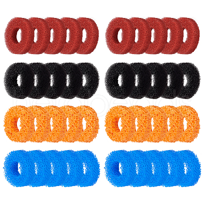 SUPERFINDINGS 40Pcs 4 Colors Sponge Style Joystick Positioning Auxiliary Ring for Game Console FIND-FH0005-22-1