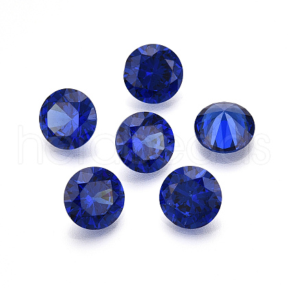 Diamond Shaped Cubic Zirconia Pointed Back Cabochons ZIRC-R004-10mm-06-1