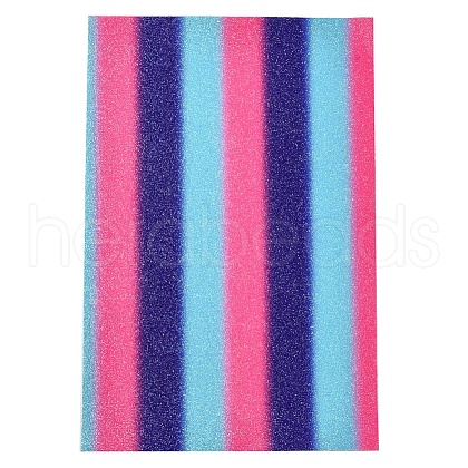 Stripe Pattern PU Leather Fabric AJEW-WH0149B-09-1
