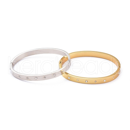 304 Stainless Steel Bangles BJEW-M284-22-1