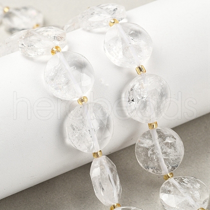 Natural Quartz Crystal Beads Strands G-C116-A161-03-1
