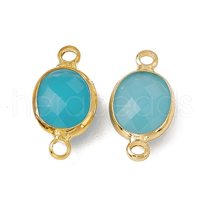 Transparent K9 Glass Connector Charms GLAA-A005-10G-10-1