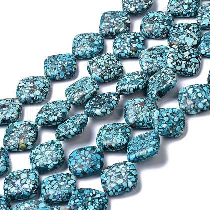 Synthetic Turquoise Beads Strands G-C180-08-1