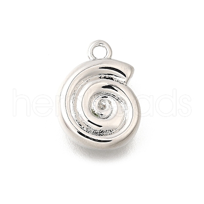 Ocean Theme Brass Charms KK-C096-13C-P-1