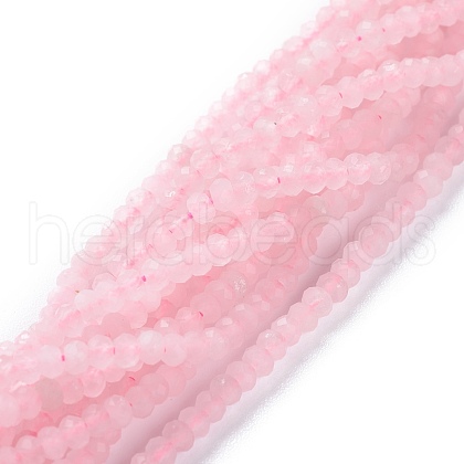 Natural Rose Quartz Beads Strands G-A026-C05-1