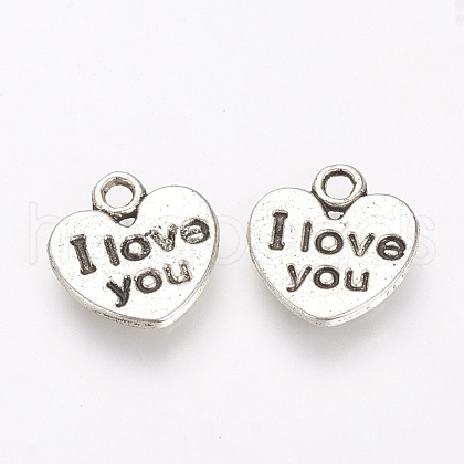 Tibetan Style Alloy Pendants X-TIBE-S303-20AS-NR-1