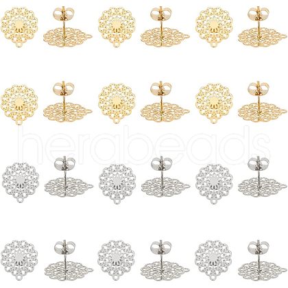 Unicraftale 304 Stainless Steel Stud Earring Findings STAS-UN0008-71-1