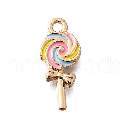 Zinc Alloy Enamel Pendants FIND-U029-01G-13-1