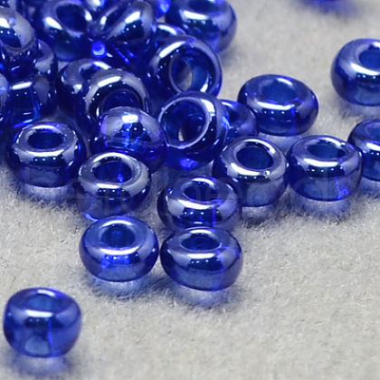 6/0 Grade A Round Glass Seed Beads SEED-Q011-4mm-F514-1