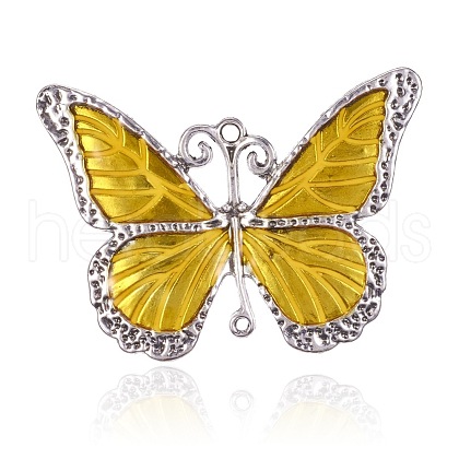 Alloy Enamel Big Pendants ENAM-L029-07G-1
