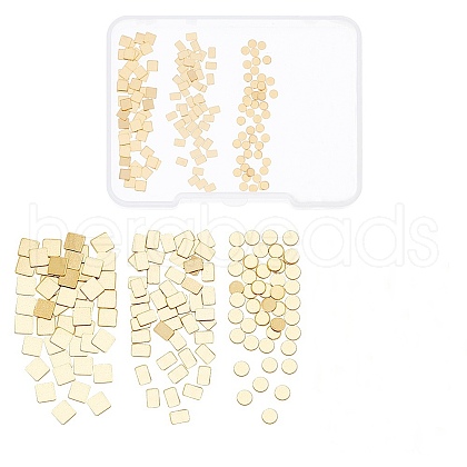   150Pcs 3 Style Gold Plated Brass Chip Solder DIY-PH0010-47-1