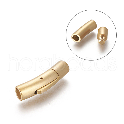 Ion Plating(IP) 304 Stainless Steel Bayonet Clasps STAS-I013-5mm-MG-1