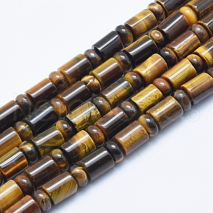 Natural Tiger Eye Beads Strands G-E444-20-1