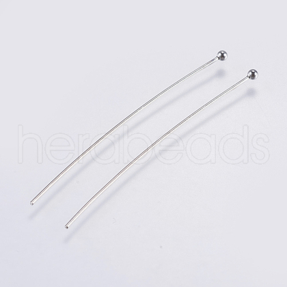 304 Stainless Steel Ball Head Pins X-STAS-F146-02P-50mm-1