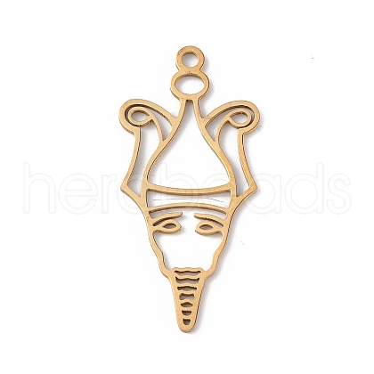 304 Stainless Steel Pendants STAS-K250-07G-1