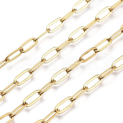 3.28 Feet Ion Plating(IP) 304 Stainless Steel Cable Chains X-CHS-M002-01G-1