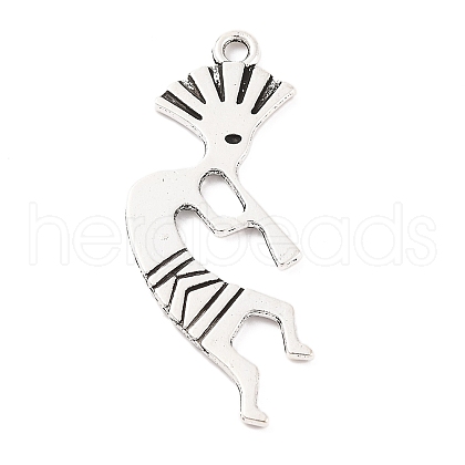 Tibetan Style Alloy Pendants TIBEP-R304-010AS-LF-1