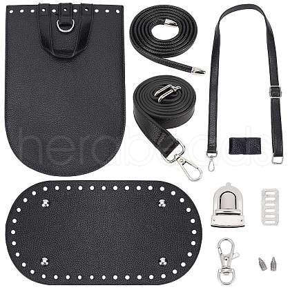 PU Leather Shoulder Bag Making Kits DIY-WH0209-78B-1