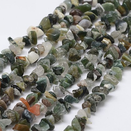 Natural Indian Agate Beads Strands G-F328-12-1