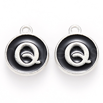 Platinum Plated Alloy Charms ENAM-S118-02Q-P-1