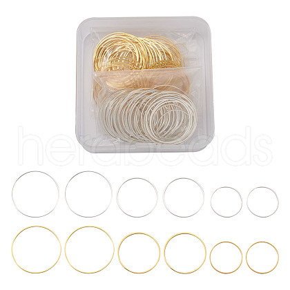 Yilisi Brass Linking Rings KK-YS0001-03-1