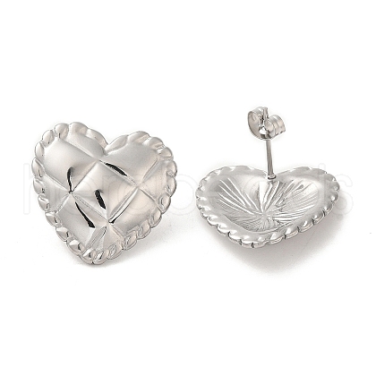 Non-Tarnish 304 Stainless Steel Studs Earrings EJEW-K272-02C-P-1