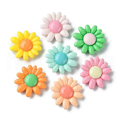 Opaque Resin Cabochons RESI-H146-03C-1