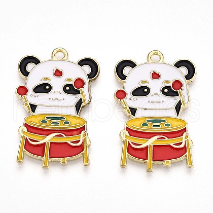 Alloy Enamel Pendants ENAM-T022-03C-1
