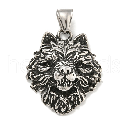 316 Surgical Stainless Steel Pendants STAS-E212-137AS-1