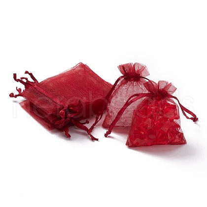 Organza Gift Bags with Drawstring X-OP-R016-7x9cm-03-1
