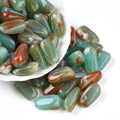 Transparent Acrylic Beads TACR-T028-36A-1