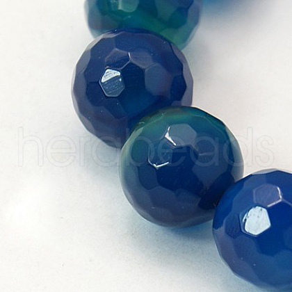 Natural Agate Beads Strands X-G-E054-8mm-14-1