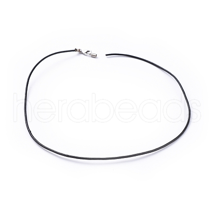 Imitation Leather Necklace Cord NJEW-NFS002-2mm-1-1