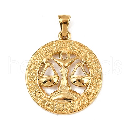 304 Stainless Steel Pendants STAS-C131-03G-10-1