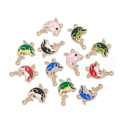 Alloy Enamel Connector Charms ENAM-I054-02-1