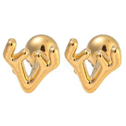 304 Stainless Steel Cartilage Earrings EJEW-B066-01F-G-1