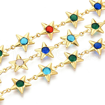 Brass Star Link Chains CHC-N023-07E-G-1