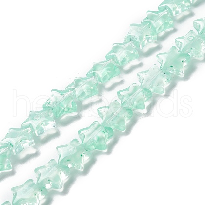 Transparent Glass Beads Strand GLAA-K057-01E-1