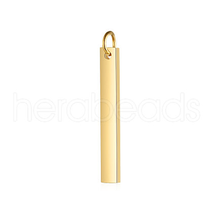 Ion Plating(IP) 304 Stainless Steel Pendants STAS-I311-14D-G-1
